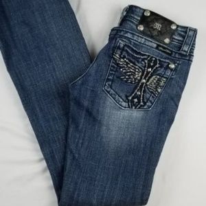 Miss-Me-Women-039-s-Boot-Cross-Wings-Style-JP5343